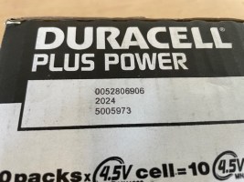 10 Duracell 4,5 volt batterijen MN1203 (4)